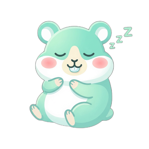 Relaxing hamster